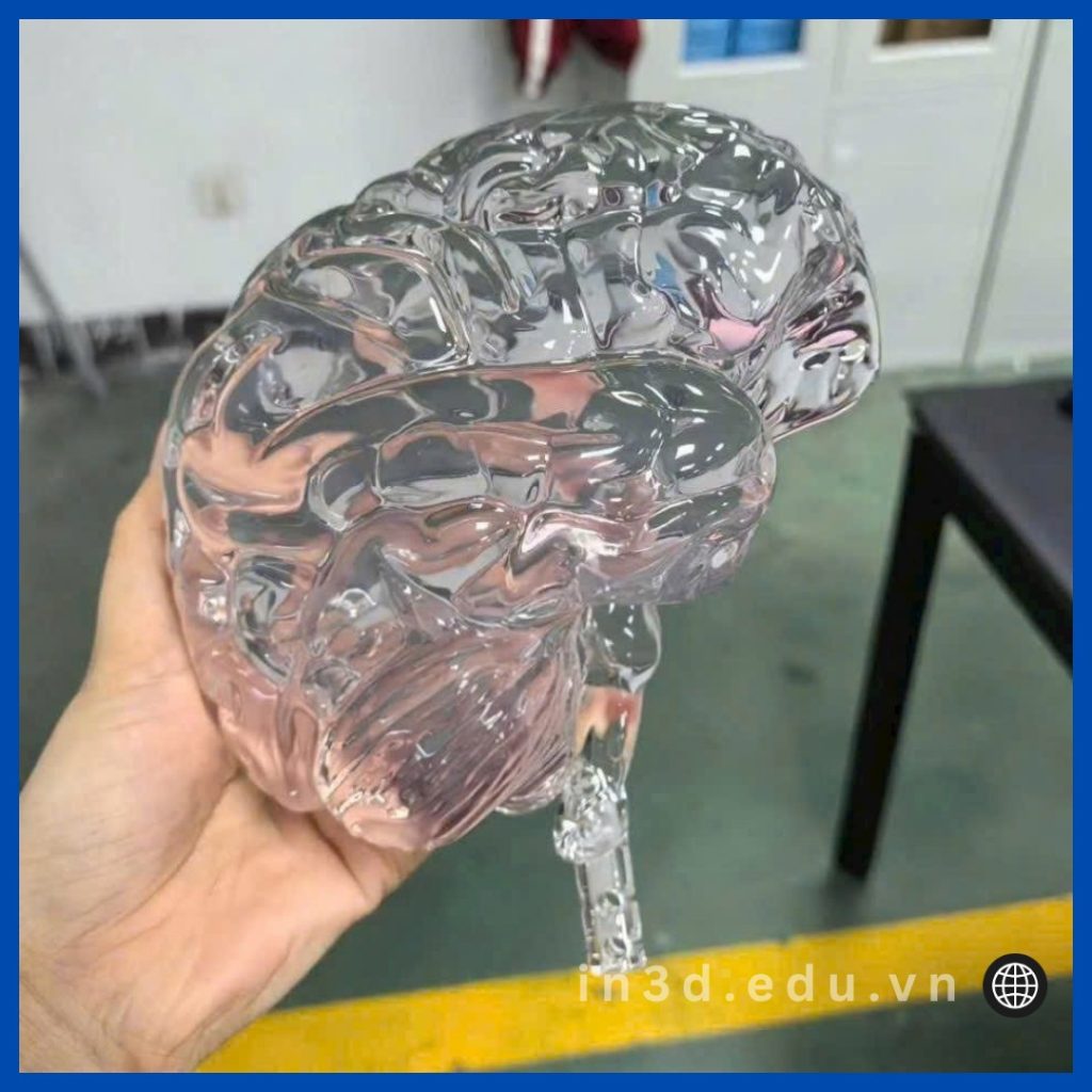 Công nghệ in 3d trong suốt đang được ứng dụng rộng rãi trong ngành công nghiệp, kiến trúc, thiết kế sản phẩm, y tế và nghệ thuật, mang lại hiệu quả nổi bật trong việc chế tạo mẫu, thử nghiệm ý tưởng và sản xuất các chi tiết có giá trị cao. Với đội ngũ kỹ sư giàu kinh nghiệm và hệ thống máy in hiện đại, Cường Thái Group luôn cam kết đem đến dịch vụ in 3D chính xác – nhanh chóng – chuyên nghiệp cho khách hàng trong và ngoài nước. Transparent 3D printing, In 3D trong suốt, Clear resin 3D printing, In 3D bằng nhựa trong suốt, High transparency resin, Nhựa độ trong cao, Crystal clear 3D print, In 3D pha lê trong suốt, SLA clear resin printing, In 3D SLA nhựa trong, DLP transparent resin model, Mô hình resin trong suốt công nghệ DLP, Polished clear 3D object, Sản phẩm 3D trong suốt được đánh bóng, Optical-grade resin printing, In 3D bằng nhựa quang học, Transparent prototype printing, In mẫu thử trong suốt, 3D printed clear parts, Chi tiết in 3D bằng nhựa trong suốt .Cường Thái Group tự hào là đơn vị tiên phong tại Việt Nam trong lĩnh vực in 3D nhựa trong suốt cao cấp, với hơn 688+ dự án đã triển khai thành công. Chúng tôi mang đến giải pháp in 3D chất lượng cao, giúp tạo ra những sản phẩm có độ trong suốt vượt trội, bề mặt mịn và chi tiết sắc nét, đáp ứng cả nhu cầu thẩm mỹ lẫn kỹ thuật.