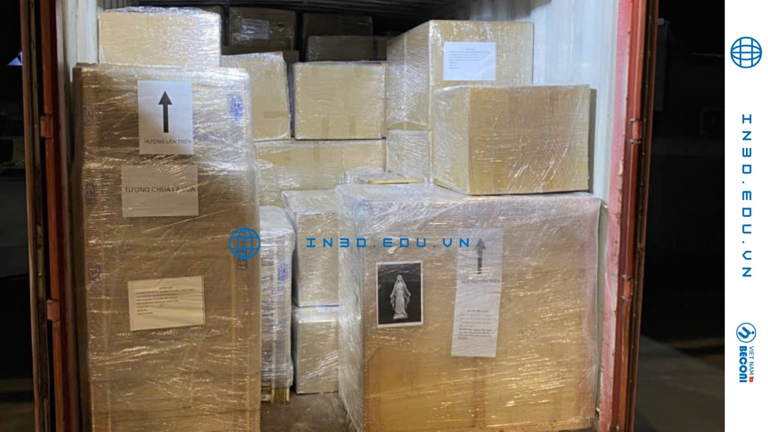 Quy trình vận chuyển tượng Công giáo đi nước ngoài có gì đặc biệt cần lưu ý?