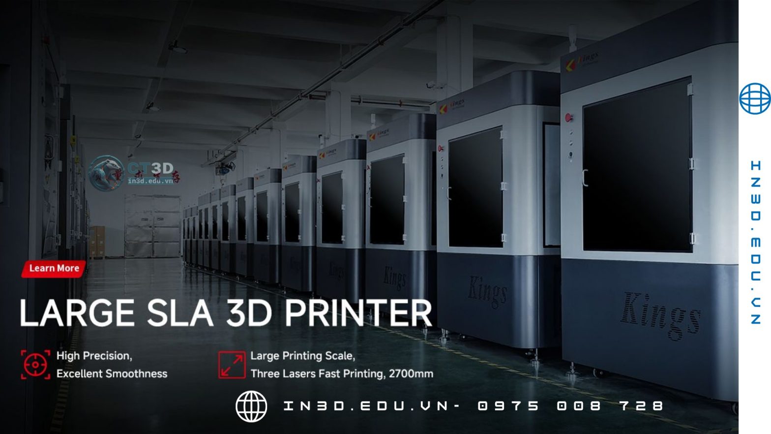 Máy in 3D SLA KingS – Trung Quốc (3D Printer Resin)