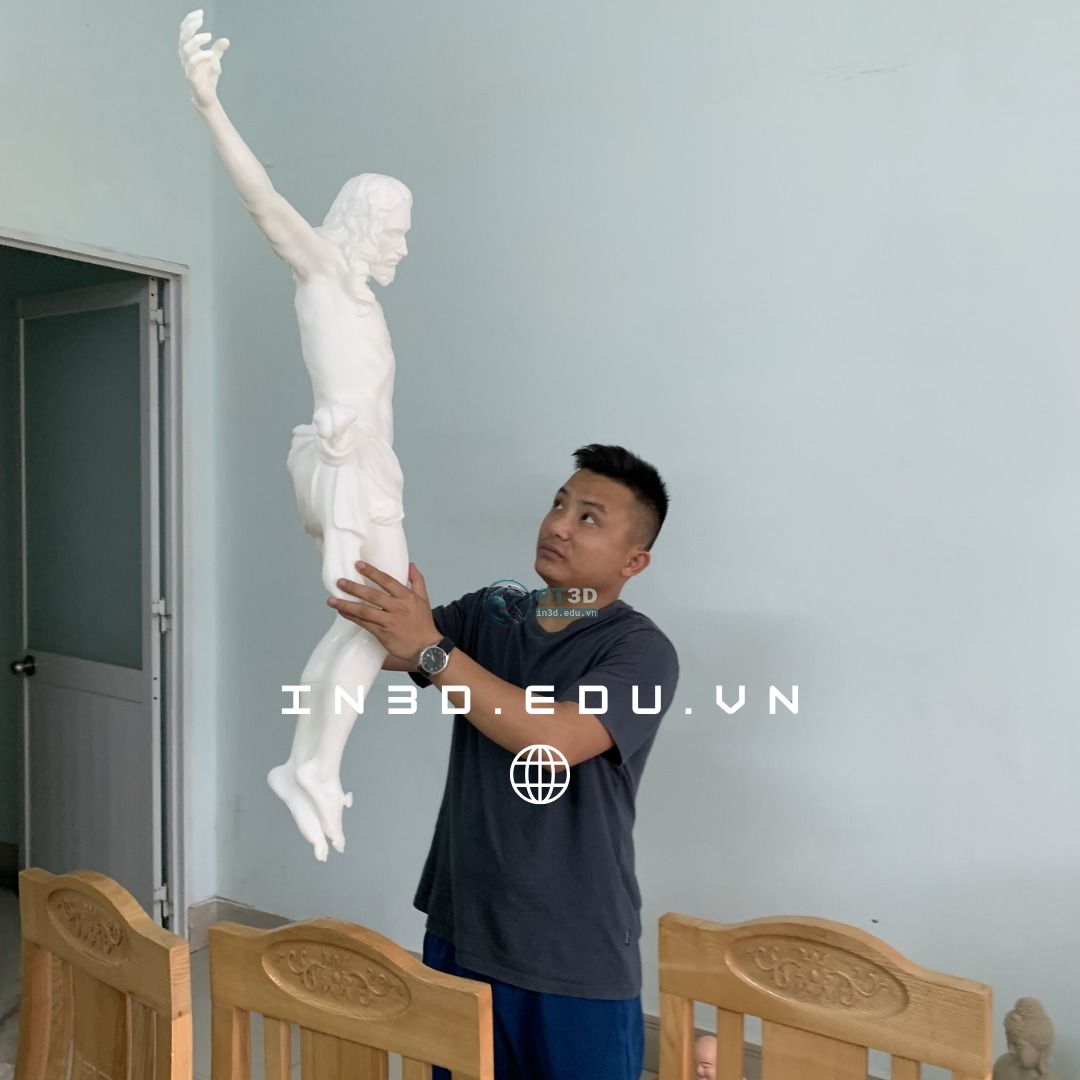Dịch vụ sao chép mẫu, sửa nét file 3D và tạo mẫu nhanh Tượng Chúa