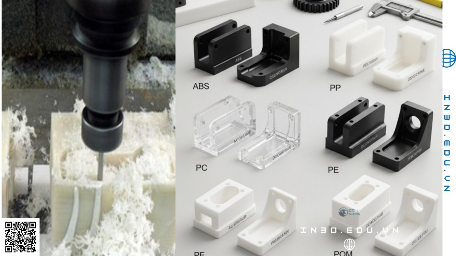 Gia Công CNC Nhựa POM Chính Xác Cao | Chế Tạo Chi Tiết Kỹ Thuật Theo Yêu Cầu