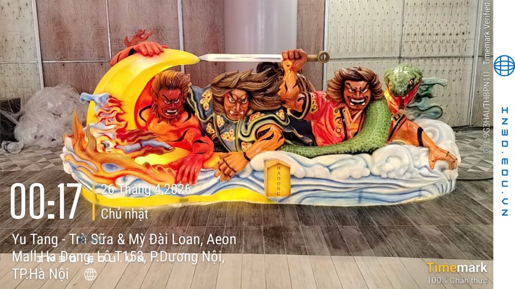 Dự án mô hình poly resin xuyên sáng khổng lồ tại Hà Nội là một trong những hạng mục tiêu biểu trong lĩnh vực decor sự kiện – quảng cáo – trưng bày thương mại cao cấp, yêu cầu kết hợp đồng thời giữa thiết kế 3D, vật liệu đặc biệt và hệ thống chiếu sáng tích hợp.