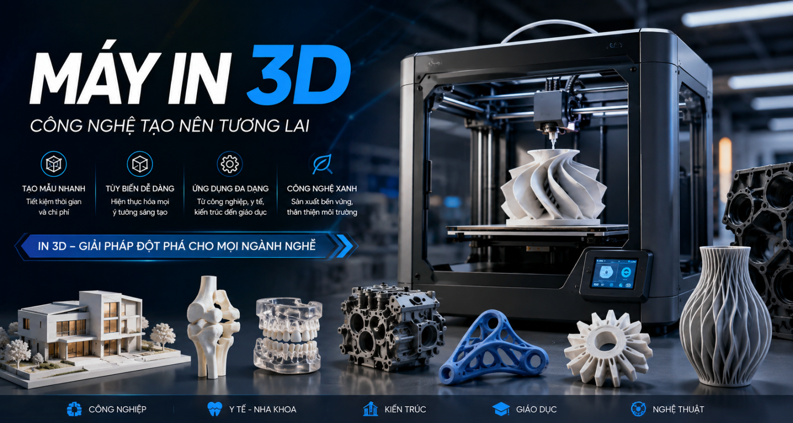 Giá In 3D Bao Nhiêu? Bảng Giá Máy In 3D Và Dịch Vụ In 3D Mới Nhất tại CT3D