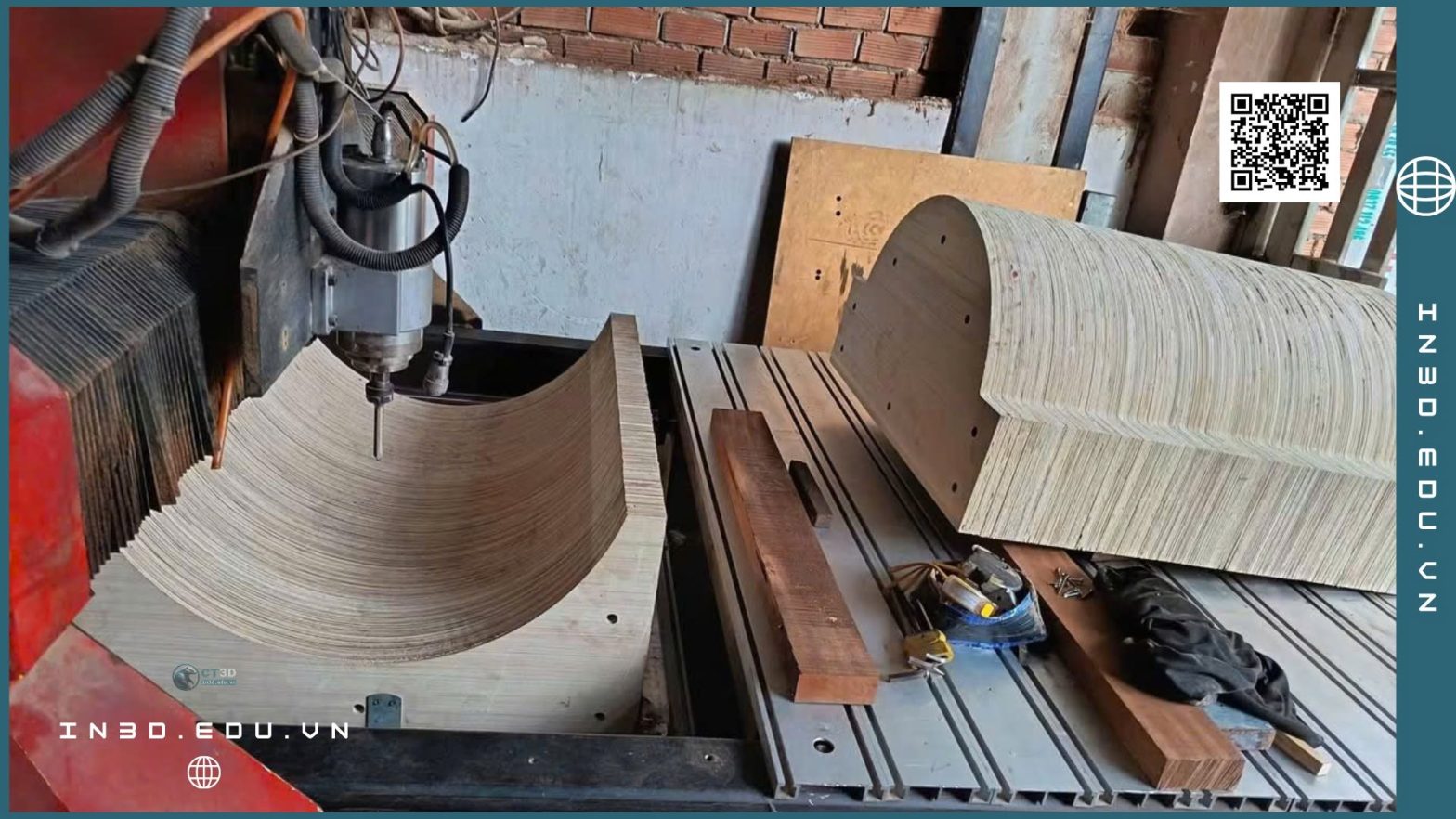 Gia công CNC khuôn gỗ chính xác | Khuôn ép ván lạng, khuôn hút chân không – CT3D